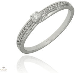 Újvilág Kollekció Fehér arany gyűrű 54-es méret - B49229