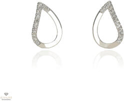 Fülbevaló Frank Trautz fehér arany fülbevaló - 8-08728-52-0089