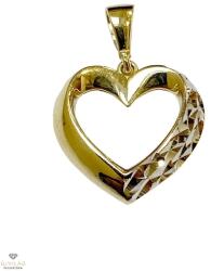 Újvilág Kollekció Arany Szív medál - UZ-PP1368-03-YW-DC