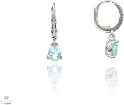 Fülbevaló Ponte Vecchio 18 karátos gyémánt topáz fülbevaló - CO1762SKW