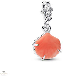 Pandora korallszínű kagyló dupla függő charm - 793821C01