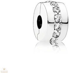 Pandora fényes örvény klip - 791972CZ