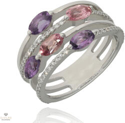 Újvilág Kollekció Fehér arany gyűrű 52-es méret - 41-30927-0-45-1/52