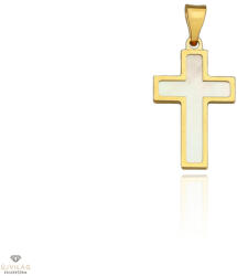 Újvilág Kollekció Arany kereszt medál - 129-LP12-PE