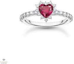 Thomas Sabo Sterling Silver Thomas Sabo szív alakú gyűrű 52-es méret - TR2484-013-10-52