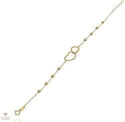 Újvilág Kollekció Arany szív karlánc 19 cm - X5FOR6B9211-III