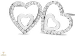NANA KAY silver trends ezüst szív fülbevaló - ST1358