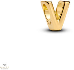 Pandora 14K aranyozott "V" betű charm - 763968C00