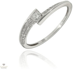 Újvilág Kollekció Fehér arany gyűrű 53-as méret - B44048