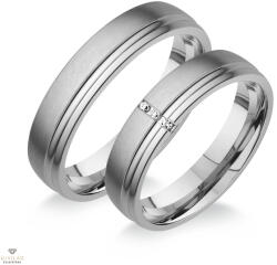 Újvilág Kollekció Fehér arany férfi karikagyűrű 70-es méret - H565/70-DB