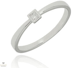 Gyűrű Frank Trautz fehér arany gyűrű 50-es méret - 1-09435-52-0008/50