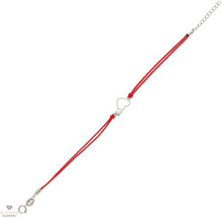 Újvilág Kollekció Ezüst szív karkötő 16 cm - 07RED139-03