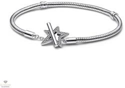 Pandora Moments Aszimmetrikus Csillag T-kapcsos Kígyólánc karkötő 17 cm - 592357C01-17