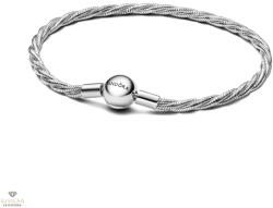 Pandora kerek kapcsos csavart kígyólánc karkötő 18 cm - 593757C00-18