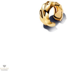 Pandora 14K aranyozott hullámos fülgyűrű - 263872C00