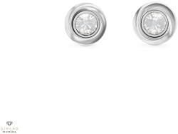 Calvin Klein Twisted Bezel Solitaire női fülbevaló - CKJ35000771