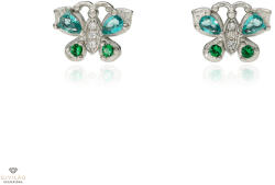 Újvilág Kollekció Ezüst pillangó fülbevaló - 02107-102