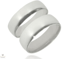 Újvilág Kollekció Ezüst női karikagyűrű 58-as méret - ESZT6/N/58-DB