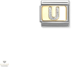 NOMINATION "Glitter U betű" charm - 030291-21