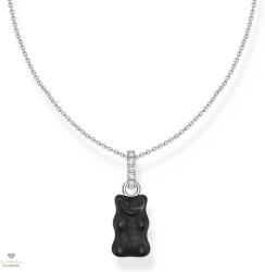 THOMAS SABO x HARIBO fekete gumimaci kristályüveg nyaklánc 45 cm - KE2209-052-11-L45