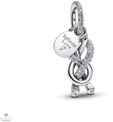 Pandora pavé végtelen csomó függő charm - 793780C01