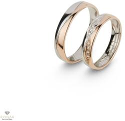 Újvilág Kollekció Fehér arany férfi karikagyűrű 64-es méret - R721/64-DB