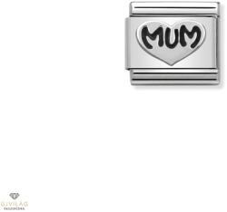 NOMINATION "Mum szív" charm - 330101-12