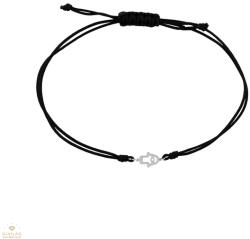 Ekan fehér arany Fatima keze karkötő - XB30430L-F