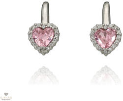 Újvilág Kollekció Ezüst szív fülbevaló - 02108-74