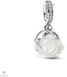 Pandora virágzó fehér rózsa dupla függő charm - 793200C01