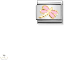 NOMINATION "Rózsaszín szitakötő" charm - 030285-54