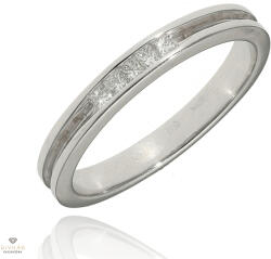 Újvilág Kollekció Fehér arany gyűrű 52-es méret - B14260_3I