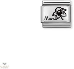 NOMINATION "Márciusi születésnapi viráglap" charm - 330112-15
