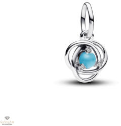 Pandora türkizkék végtelenség köre függő charm - 793125C12