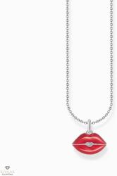 Thomas Sabo Sterling Silver Thomas Sabo piros csókolózó száj nyaklánc - KE2230-664-10-L45