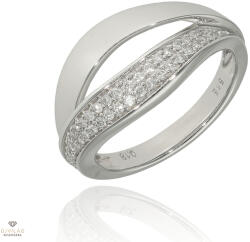 Újvilág Kollekció Fehér arany gyűrű 52-es méret - 537155WG/52