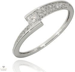 Újvilág Kollekció Fehér arany gyűrű 52-es méret - B47190