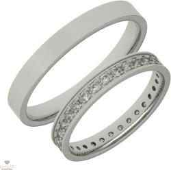 Újvilág Kollekció Fehér arany férfi karikagyűrű 64-es méret - A622/64-DB