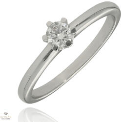 Újvilág Kollekció Fehér arany gyűrű 56-os méret - B43778