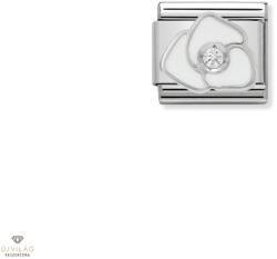 NOMINATION "Fehér rózsa" charm - 330305-06