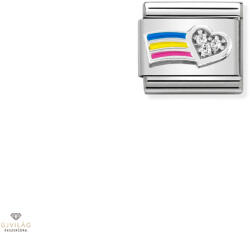 NOMINATION "Szivárvány és szív" charm - 330321-01