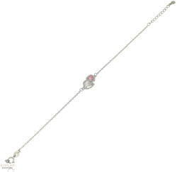 Újvilág Kollekció Ezüst dupla szív karlánc 21 cm - 07118-152