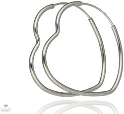 Újvilág Kollekció Ezüst szív fülbevaló - 02201-8