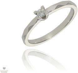 Újvilág Kollekció Fehér arany gyűrű 50-es méret - B42217_3I