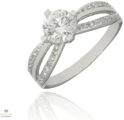 Újvilág Kollekció Fehér arany gyűrű 54-es méret - P1914F-54