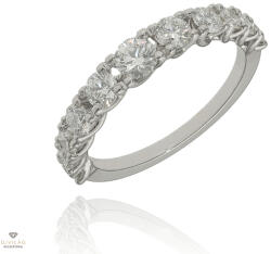 Újvilág Kollekció Fehér arany gyűrű 53-as méret - B48420_3I