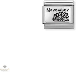 NOMINATION "Novemberi születésnapi viráglap" charm - 330112-23