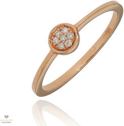 Újvilág Kollekció Rosé arany gyűrű 52-es méret - B45417