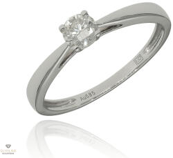 Újvilág Kollekció Fehér arany gyűrű 54-es méret - RR46144IGIW15-54