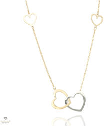 Újvilág Kollekció Arany szív nyaklánc 45 cm - 129-L336-CL